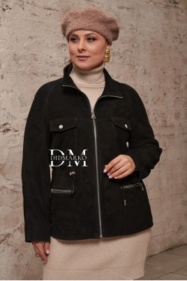 Купить Черная замшевая куртка в Москве