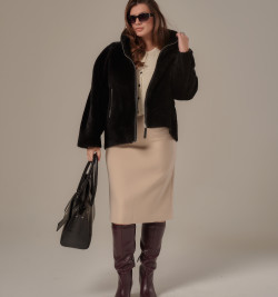 Двусторонняя дубленка из овчины