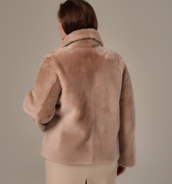 Двусторонняя дубленка автоледи