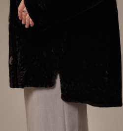 Двусторонний пиджак из астрагана