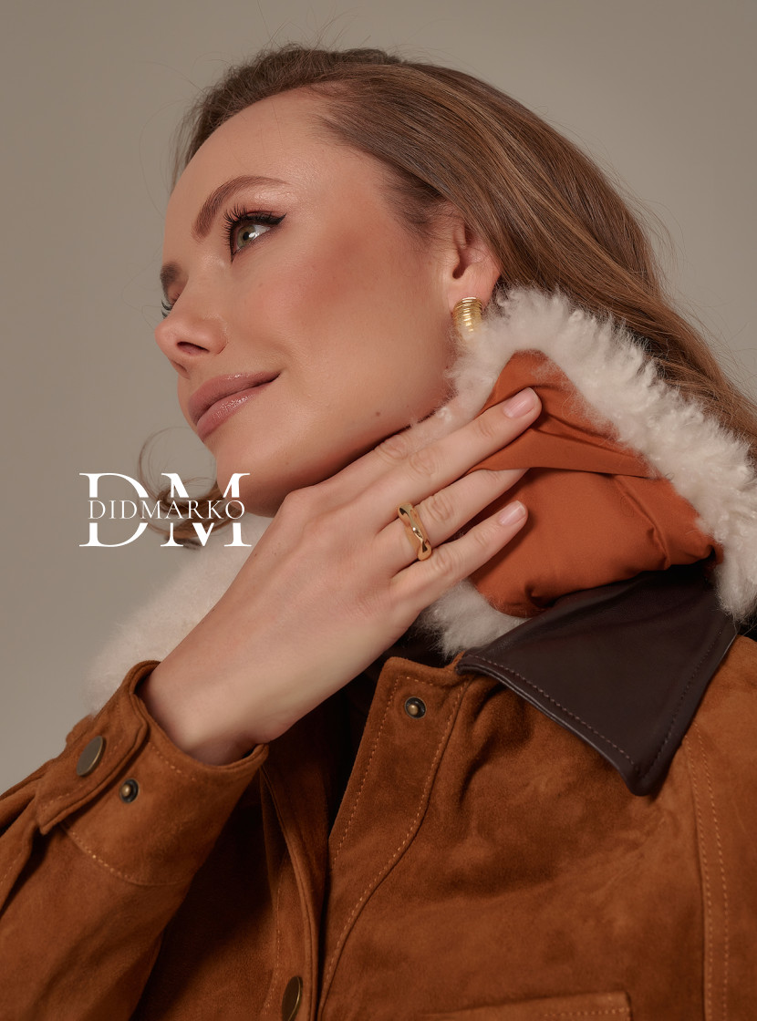 Пуховик из натуральной замши, еврозима