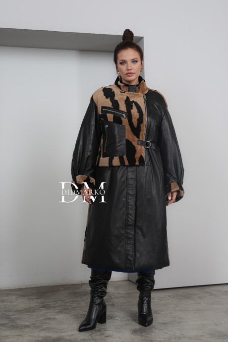 Купить Демисезонное кожаное пальто в Москве и Санкт-Петербурге
