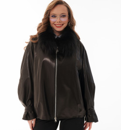 Демисезонная куртка с мехом