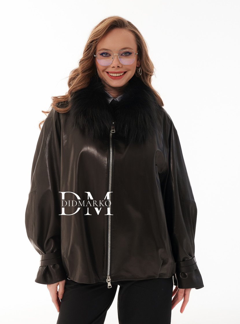 Демисезонная куртка с мехом