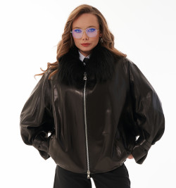 Демисезонная куртка с мехом