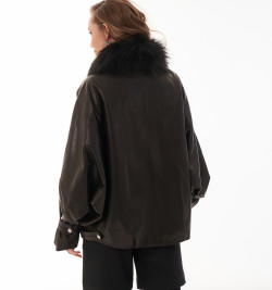 Демисезонная куртка с мехом