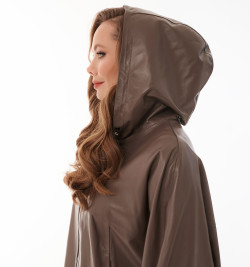 Кожаная куртка с капюшоном большие размеры