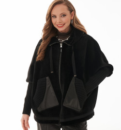 Двусторонняя дубленка автоледи