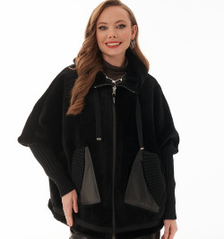 Двусторонняя дубленка автоледи