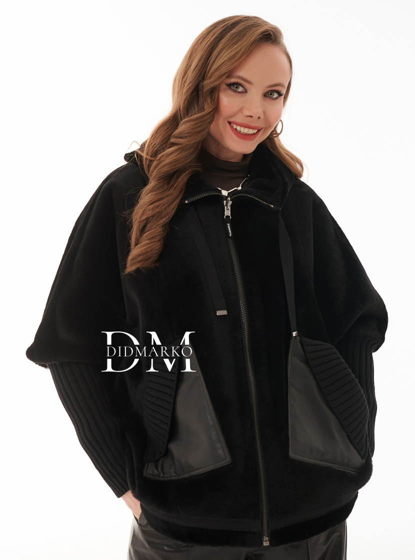 Двусторонняя дубленка автоледи