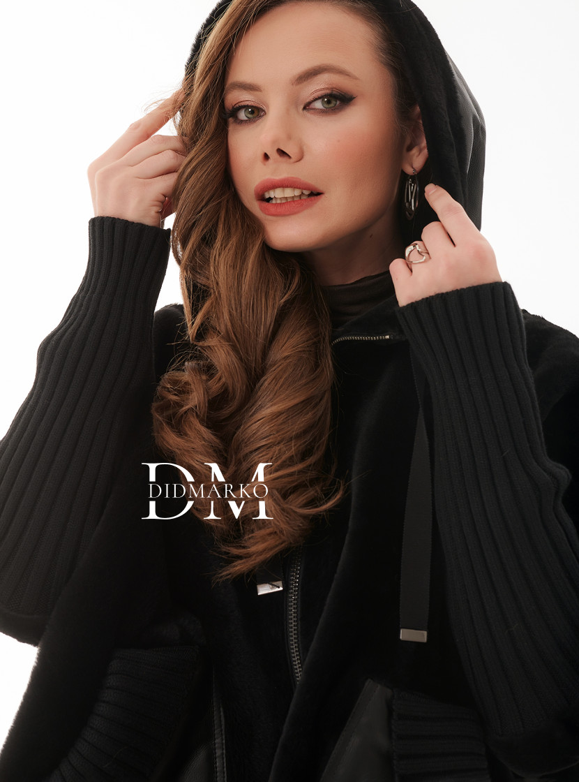 Двусторонняя дубленка автоледи