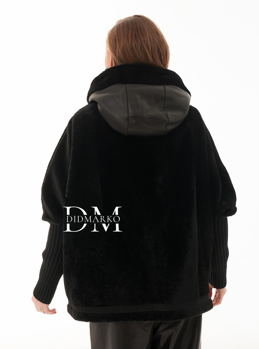 Двусторонняя дубленка автоледи