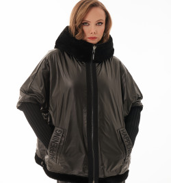 Двусторонняя дубленка автоледи