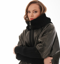 Двусторонняя дубленка автоледи