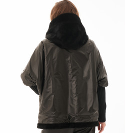 Двусторонняя дубленка автоледи