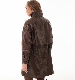 Кожаный плащ Весна - Осень