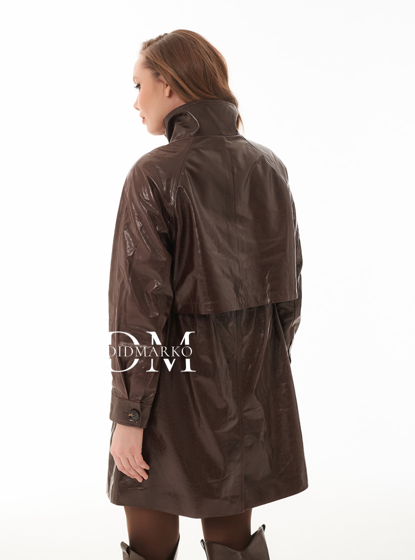 Кожаный плащ Весна - Осень