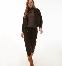 Костюм из натуральной замши - премиум