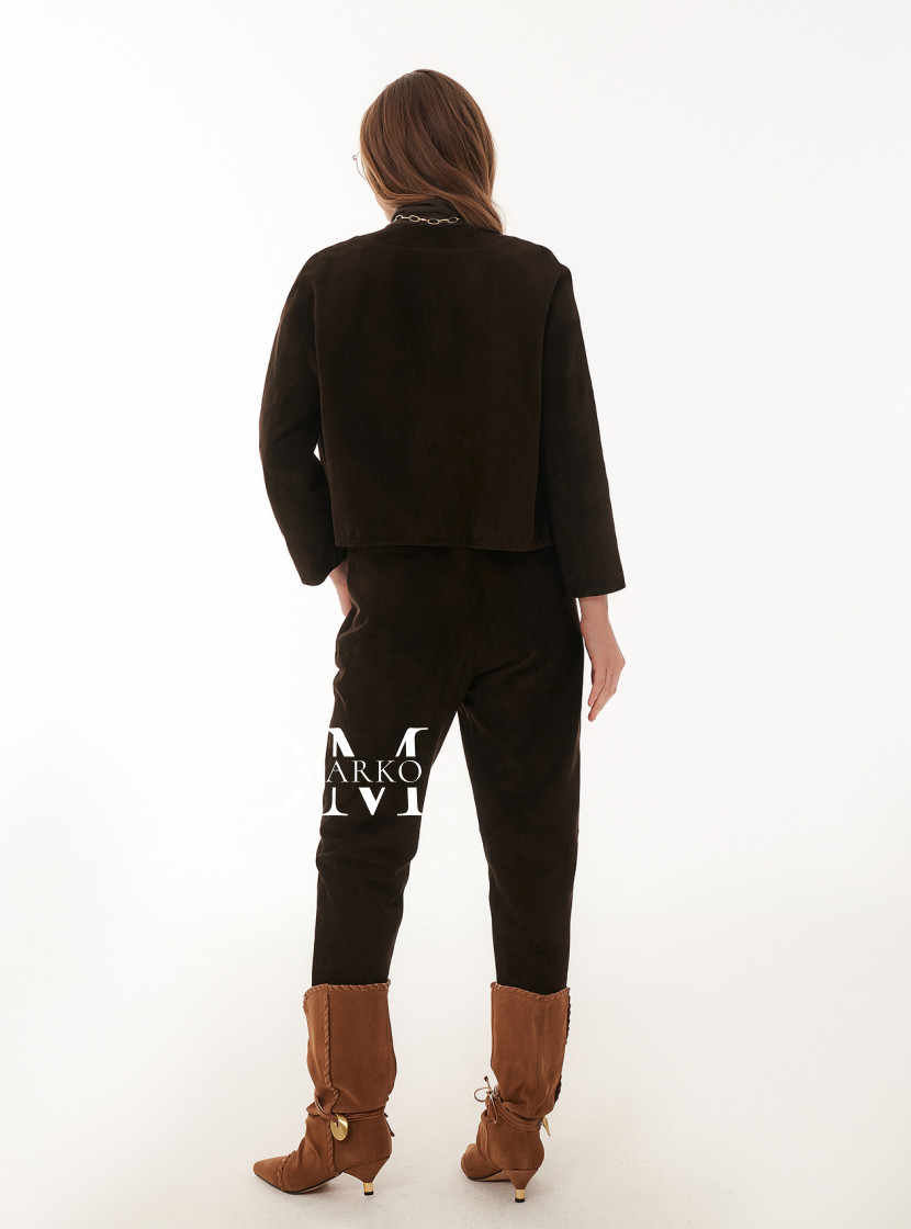 Костюм из натуральной замши - премиум