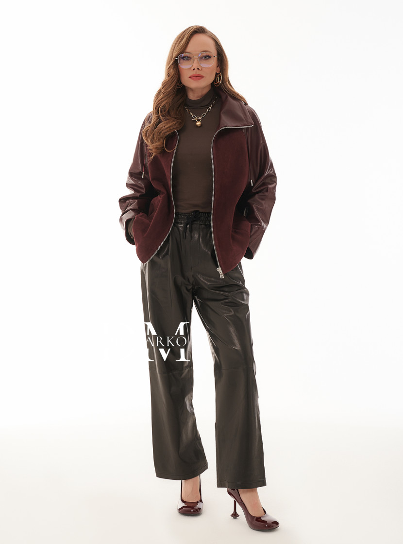 Комбинированная куртка для жещин