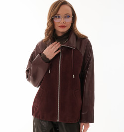 Комбинированная куртка для жещин