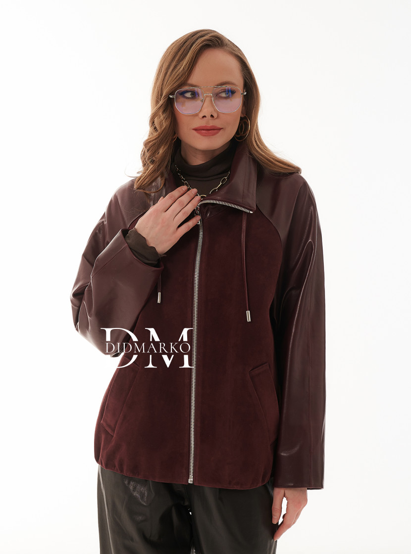 Комбинированная куртка для жещин