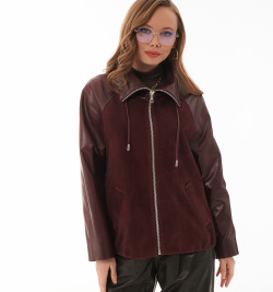 Комбинированная куртка для жещин