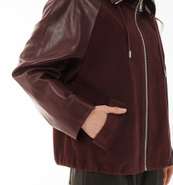 Комбинированная куртка для жещин