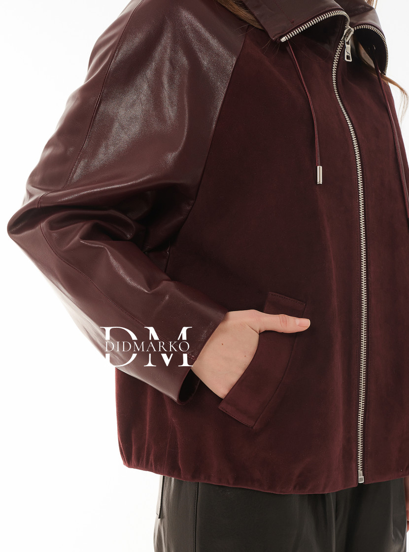 Комбинированная куртка для жещин