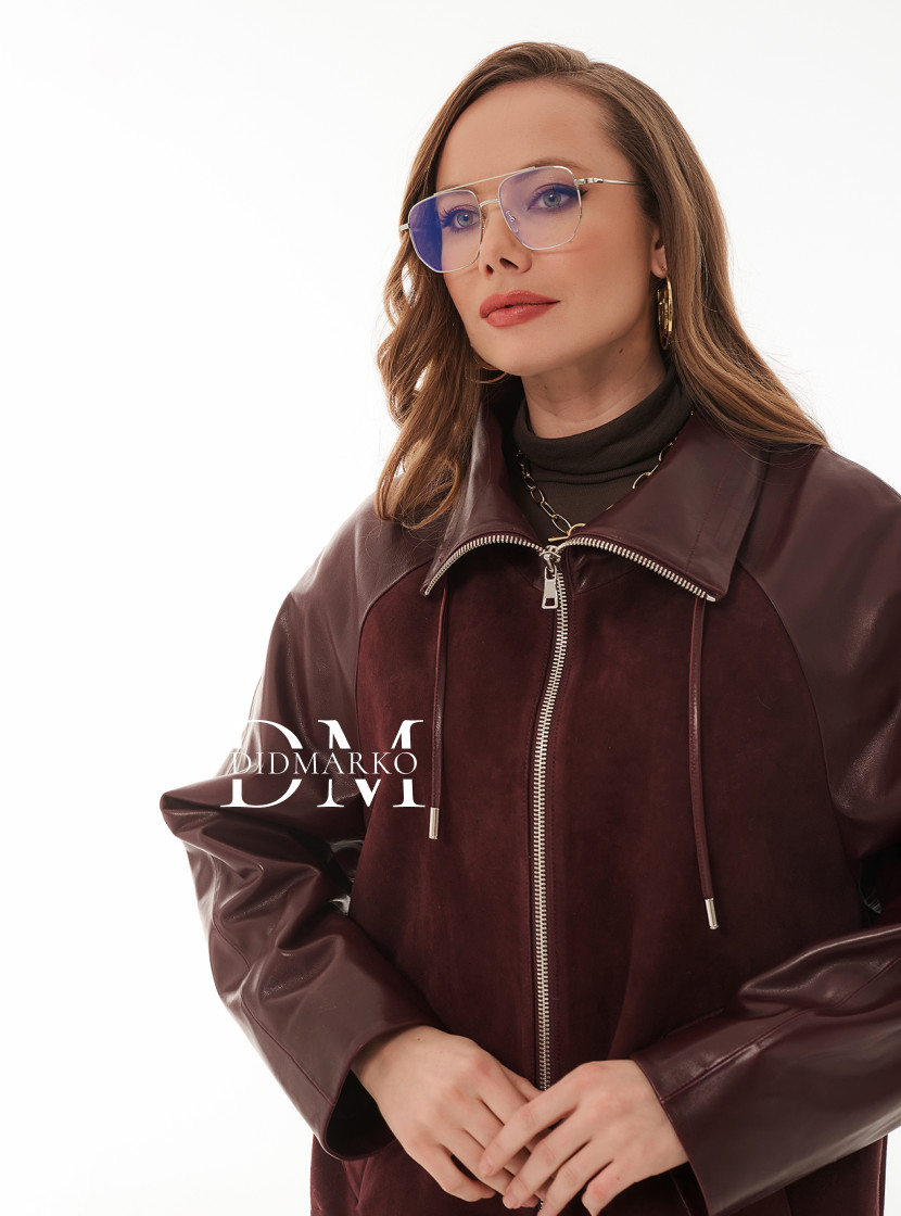 Комбинированная куртка для жещин