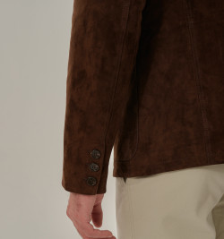 Мужской замшевый пиджак