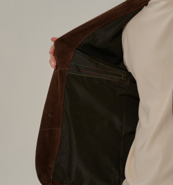 Мужской замшевый пиджак