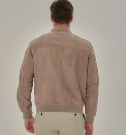 Мужская двусторонняя куртка из замши