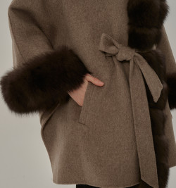 Пончо с капюшоном большие размеры