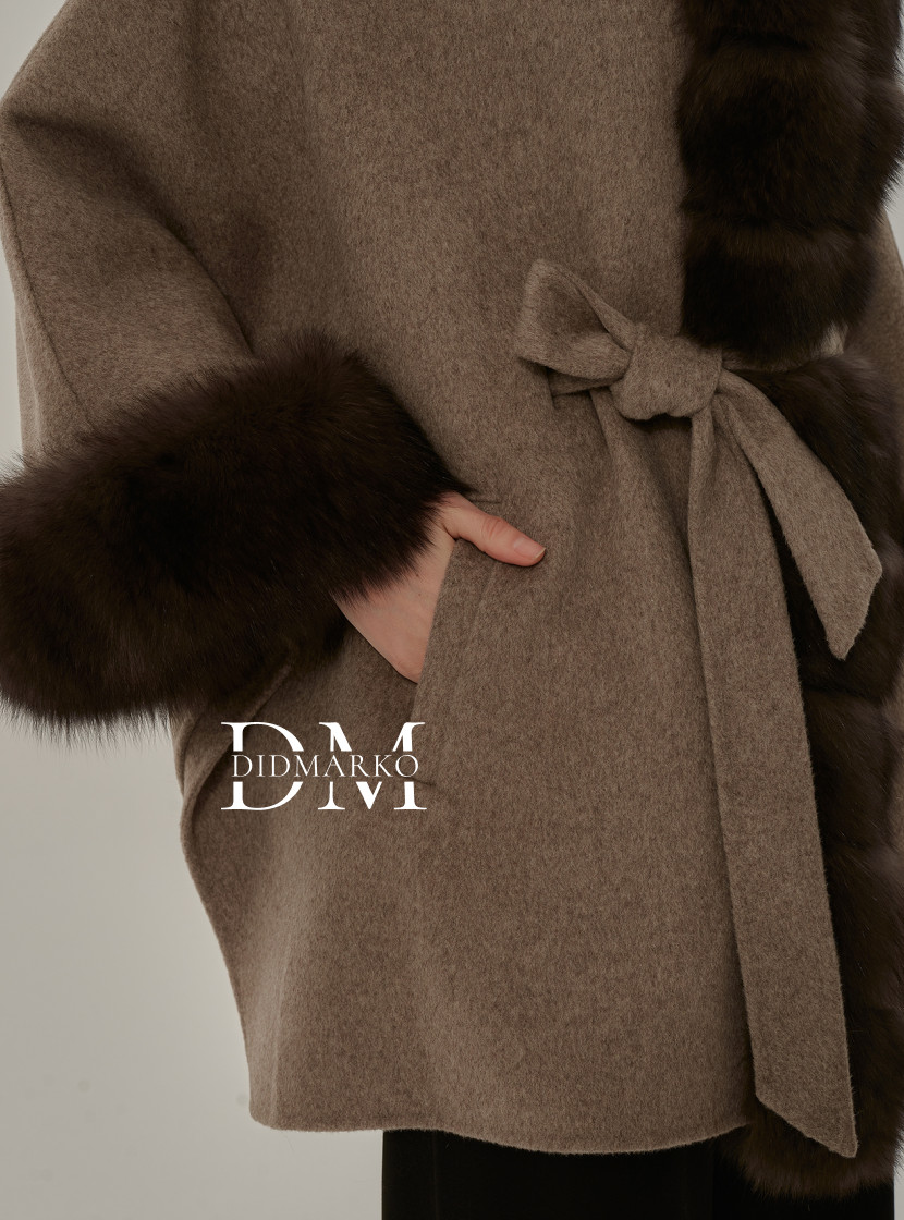 Пончо с капюшоном большие размеры