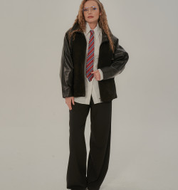 Кожа и Замша: Идеальное сочетание в Вашей Куртке 