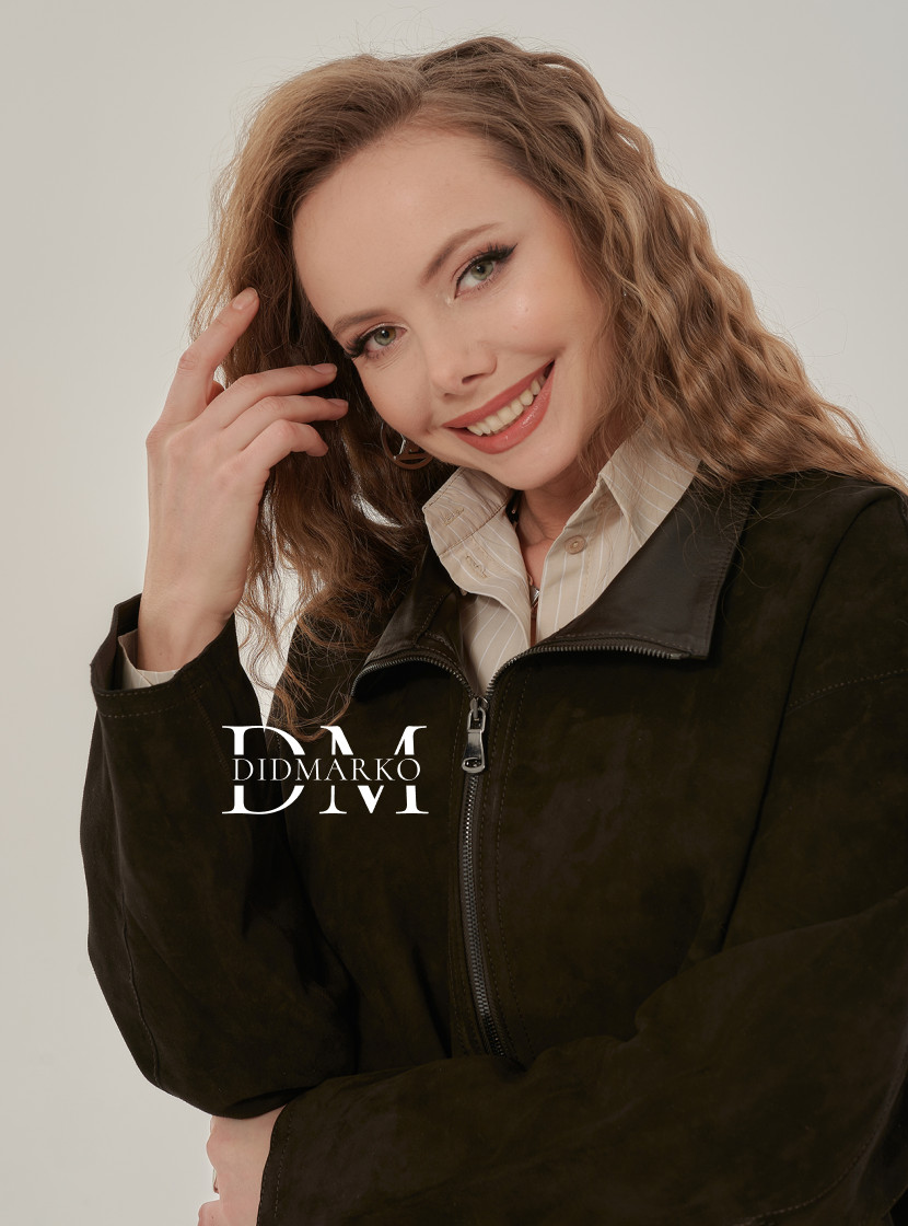 Плащ из натуральной замши без подклада