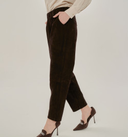 Брюки из замши - премиум / Жакет отдельно DMS073