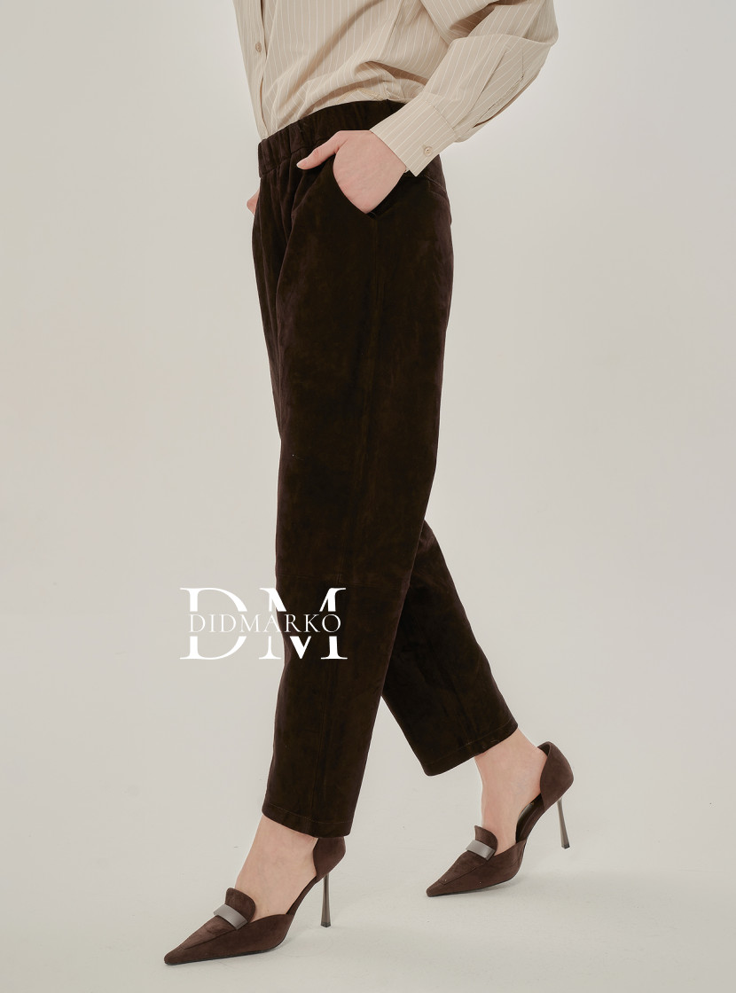 Брюки из замши - премиум / Жакет отдельно DMS073