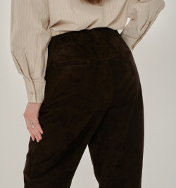 Брюки из замши - премиум / Жакет отдельно DMS073