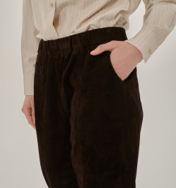 Брюки из замши - премиум / Жакет отдельно DMS073