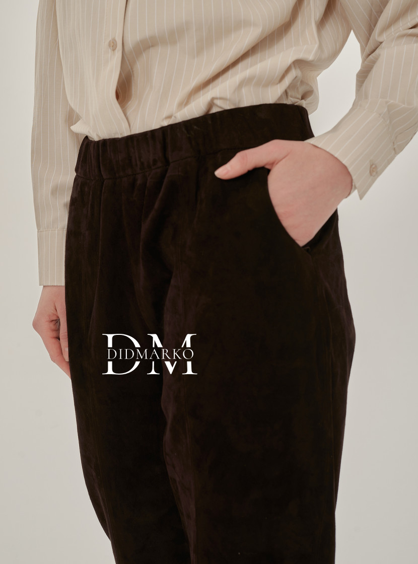 Брюки из замши - премиум / Жакет отдельно DMS073