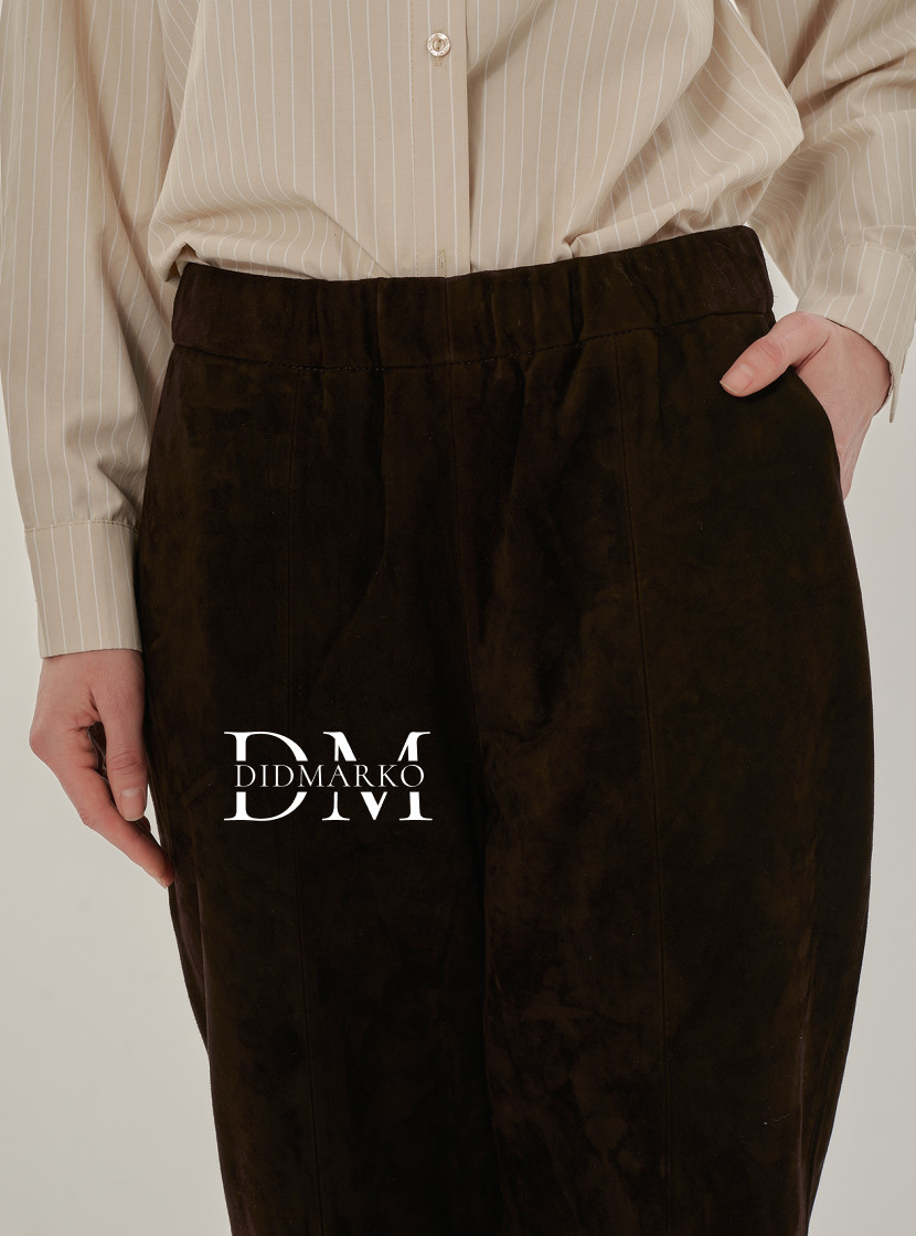 Брюки из замши - премиум / Жакет отдельно DMS073