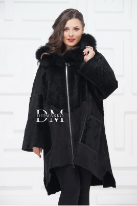 Купить Женское пальто из овчины в стиле бохо в Москве